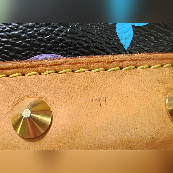 Louis Vuitton x Takashi Murakami Black Multicolor Mongram Alma - Picture 14 of 16